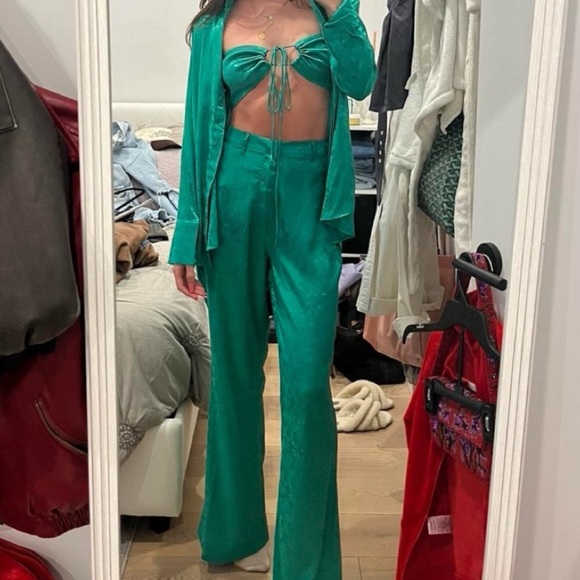 12th Tribe St Barths Emerald Pant NWT Medium - Picture 10 of 12